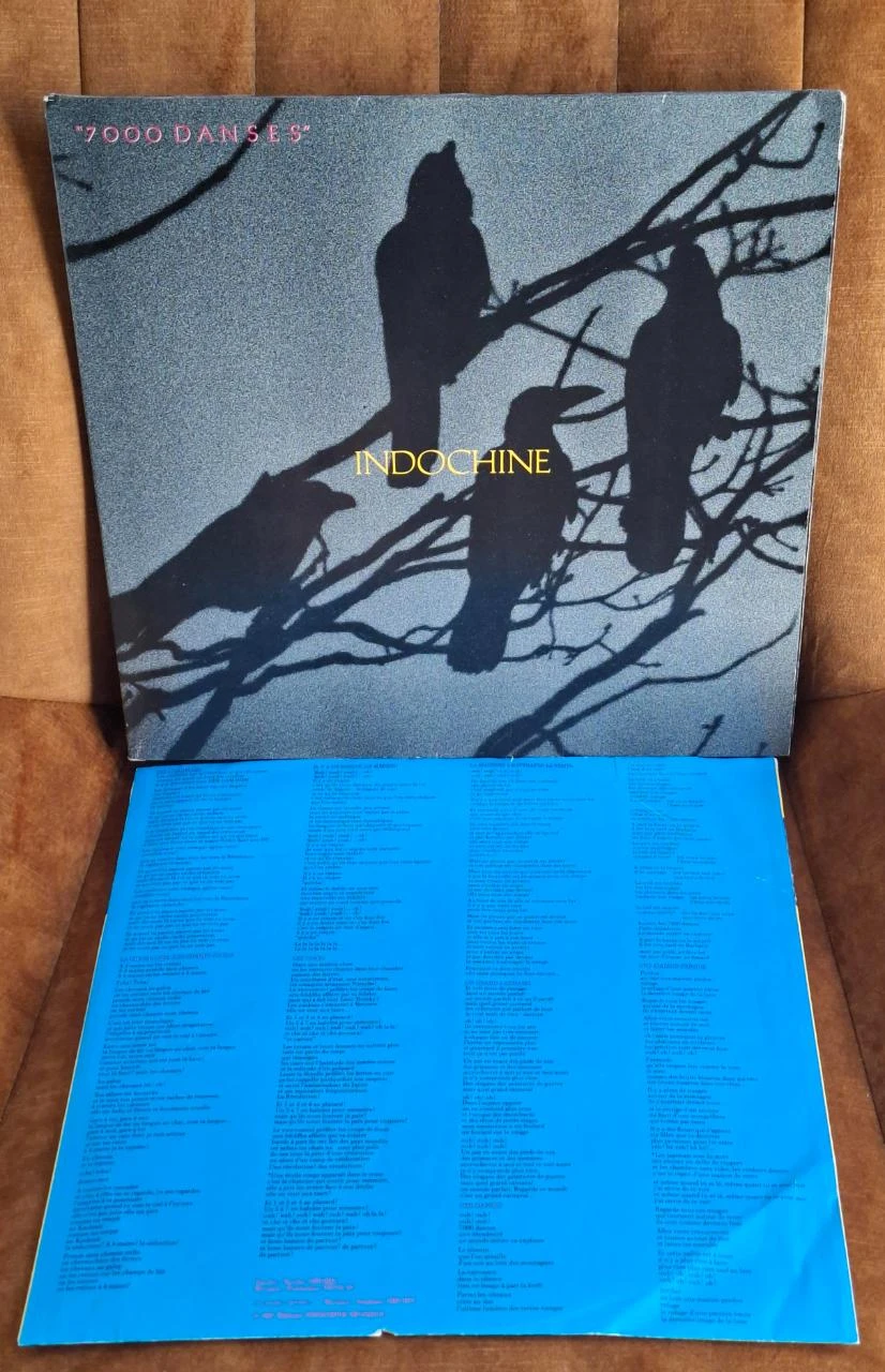 LP Indochine – 7000 Danças 1987 Original Gatefold – photo 2